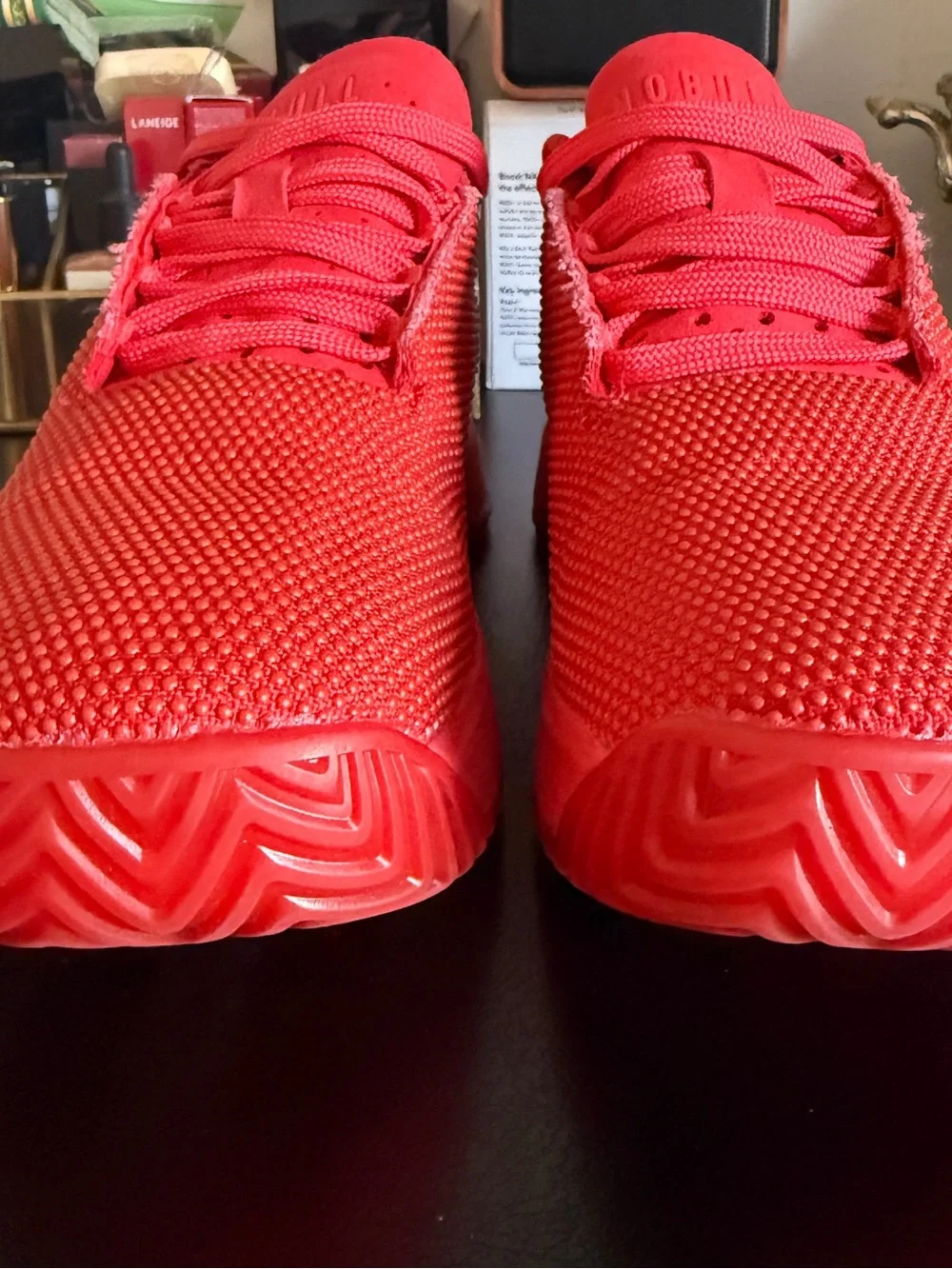 NOBULL Unisex Red Mesh Training Sneakers